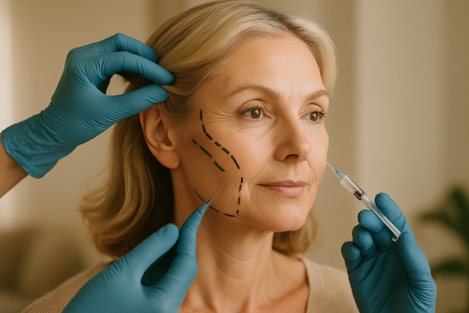 How Facelift vs Fillers Works — illustrating facelift vs fillers